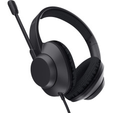 Trust Ayda Max Auscultadores Com fios Fita de cabeça Chamadas Música USB Type-C   USB Type-A Preto