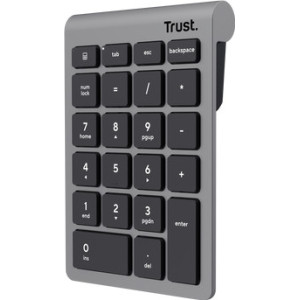 Trust Xalas teclado numérico Laptop PC RF Wireless Prateado