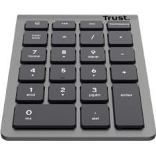 Trust Xalas teclado numérico Laptop PC RF Wireless Prateado