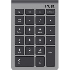 Trust Xalas teclado numérico Laptop PC RF Wireless Prateado