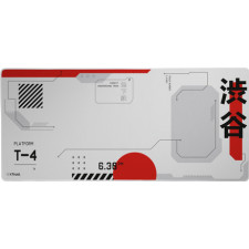 Trust GXT 759 XXL Tapete Gaming Preto, Cinzento, Vermelho, Branco
