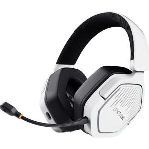 Trust GXT 493PS Carus Auscultadores Com fios e sem fios Fita de cabeça Jogos Bluetooth Branco