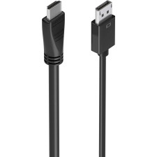 AISENS A125-0896 adaptador de cabo de vídeo 5 m DisplayPort HDMI Type A (Standard) Preto