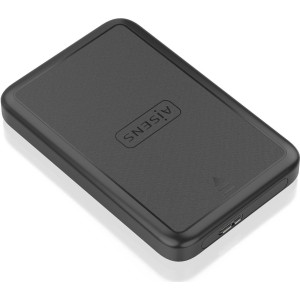 AISENS ASE-2519B Caixa para Discos Rígidos Compartimento HDD SSD Preto 2.5"