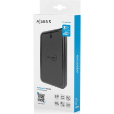 AISENS ASE-2519B Caixa para Discos Rígidos Compartimento HDD SSD Preto 2.5"