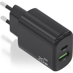AISENS A110-0910 carregador de dispositivos móveis Universal Preto AC Carregamento rápido Interior