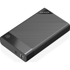 AISENS ASE-3529B Caixa para Discos Rígidos Caixa de disco rígido Preto 3.5"