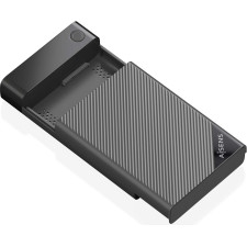 AISENS ASE-3529B Caixa para Discos Rígidos Caixa de disco rígido Preto 3.5"