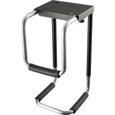 AISENS MPC08-337 suporte para CPU Suporte para CPU para debaixo da secretária Preto, Prateado