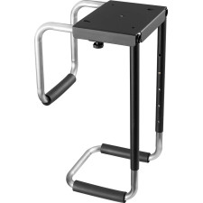 AISENS MPC08-337 suporte para CPU Suporte para CPU para debaixo da secretária Preto, Prateado