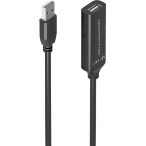 AISENS A101-0914 cabo USB USB 2.0 5 m USB A Preto