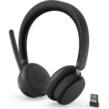 Lenovo ANC Headset 6550 Auscultadores Sem fios Fita de cabeça Escritório Call center USB Type-C Bluetooth Preto