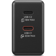 Lenovo 40AW065BEU adaptador e transformador Interior exterior 65 W Preto