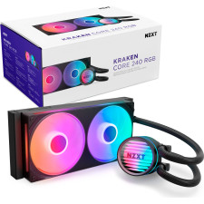 NZXT Kraken Core 240 RGB Processador Kit de arrefecimento líquido 12 cm Preto 1 unidade(s)