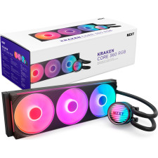 NZXT Kraken Core 360 RGB Processador Kit de arrefecimento líquido 12 cm Preto 1 unidade(s)