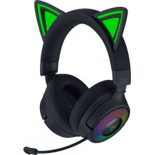 Razer Kraken Kitty V3 Pro Auscultadores Com fios e sem fios Fita de cabeça Jogos USB Type-A Bluetooth Preto