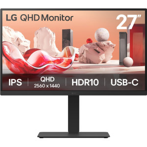 LG 27BA75QB-B.AEU monitor de ecrã 68,6 cm (27") 2560 x 1440 pixels Wide Quad HD LED Preto