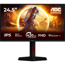 AOC G4 25G4KUR monitor de ecrã 62,2 cm (24.5") 1920 x 1080 pixels Full HD LED Preto, Vermelho