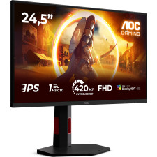 AOC G4 25G4KUR monitor de ecrã 62,2 cm (24.5") 1920 x 1080 pixels Full HD LED Preto, Vermelho