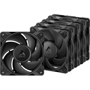 ARCTIC Freezer P12 Pro PST - 5 Pack Caixa de computador Ventoinha 12 cm Preto 5 unidade(s)