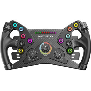 Moza Racing RS047 controlador de jogo Preto Volante PC