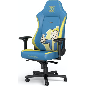 noblechairs NBL-HRO-PU-FVT cadeira gaiming Cadeira de jogos para PC Assento acolchoado Azul, Amarelo