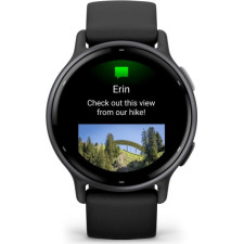Garmin Vivoactive 5 3,05 cm (1.2") AMOLED 42 mm Digital 390 x 390 pixels Ecrã táctil Preto Wi-Fi GPS
