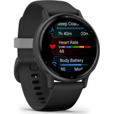 Garmin Vivoactive 5 3,05 cm (1.2") AMOLED 42 mm Digital 390 x 390 pixels Ecrã táctil Preto Wi-Fi GPS