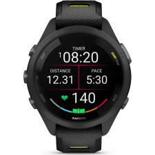 Garmin Forerunner 265S 2,79 cm (1.1") AMOLED 42 mm Digital 360 x 360 pixels Ecrã táctil Preto, Cinzento Wi-Fi GPS