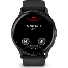 Garmin Venu 3 3,56 cm (1.4") AMOLED 45 mm Digital 454 x 454 pixels Ecrã táctil Preto Wi-Fi GPS