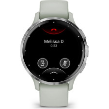 Garmin Venu 3S 3,05 cm (1.2") AMOLED 41 mm Digital 390 x 390 pixels Ecrã táctil Cinzento, Prateado Wi-Fi GPS