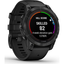 Garmin fēnix 7 Pro Solar Edition 3,3 cm (1.3") MIP 47 mm Digital 260 x 260 pixels Ecrã táctil Preto, Cinzento Wi-Fi GPS
