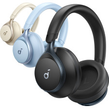 Soundcore Space One Auscultadores Com fios e sem fios Fita de cabeça Chamadas Música Bluetooth Preto