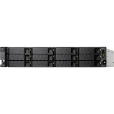 QNAP TL-R1200C-RP Caixa para Discos Rígidos Compartimento HDD SSD Preto, Cinzento 2.5 3.5"