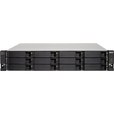 QNAP TL-R1200C-RP Caixa para Discos Rígidos Compartimento HDD SSD Preto, Cinzento 2.5 3.5"