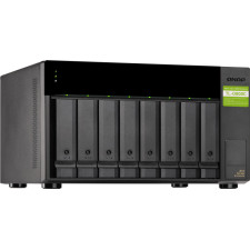 QNAP TL-D800C Caixa para Discos Rígidos Compartimento HDD SSD Preto, Cinzento 2.5 3.5"