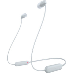 Sony WI-C100 Auscultadores Sem fios Intra-auditivo Chamadas Música Bluetooth Branco