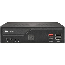 Shuttle Slim PC DH810 PC de 1,35L Preto LGA 1851 (Socket V1)