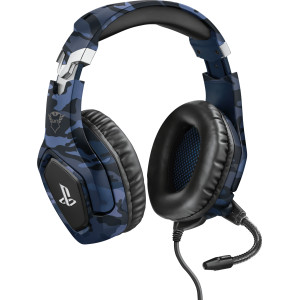 Trust GXT 488 Forze PS4 Auscultadores Com fios Fita de cabeça Jogos Preto, Azul