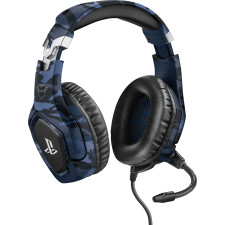 Trust GXT 488 Forze PS4 Auscultadores Com fios Fita de cabeça Jogos Preto, Azul