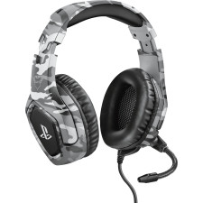 Trust GXT 488 Forze PS4 Auscultadores Com fios Fita de cabeça Jogos Preto, Cinzento