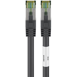 Goobay 66722 cabo de rede Preto 2 m Cat8.1 S FTP (S-STP)