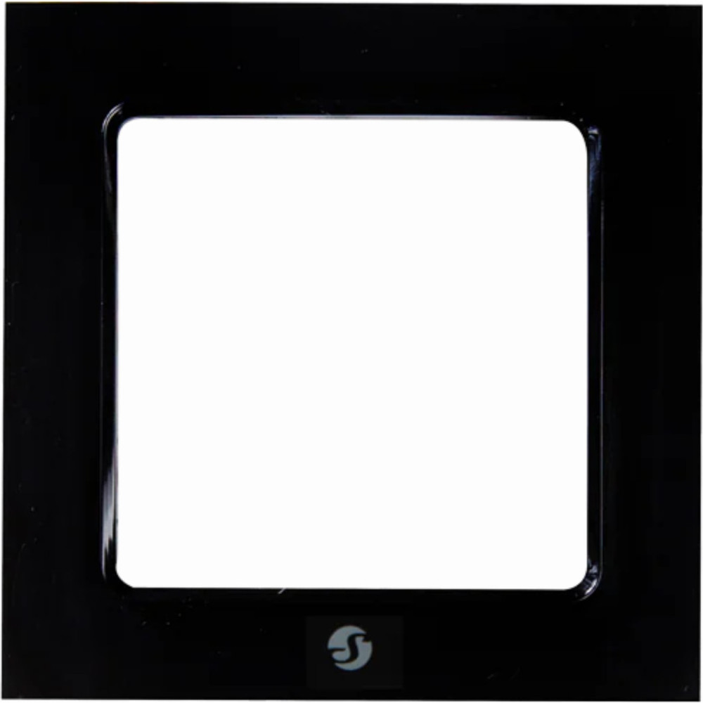 Shelly SHELLY_WF_1_S moldura de parede 80 x 80 mm Quadrado Preto Plástico Shelly SHELLY_WF_1_S moldura de parede 80 x 80 mm Quadrado Preto Plástico