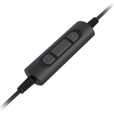 Axtel AXH-ONEUCDC auscultador Auscultadores Com fios Fita de cabeça Escritório Call center USB Type-C Preto