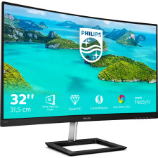 Philips E Line 325E1C 00 monitor de ecrã 80 cm (31.5") 2560 x 1440 pixels Quad HD LCD Preto