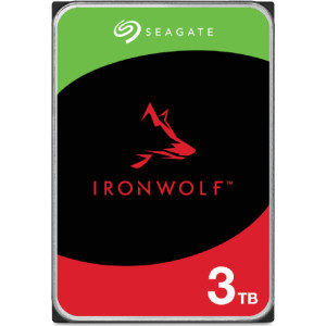 Seagate IronWolf ST3000VN006 unidade de disco rígido 3 TB 5400 RPM 256 MB 3.5" Serial ATA III