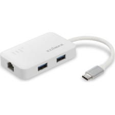 Edimax EU-4308 base & duplicador de portas USB 3.2 Gen 1 (3.1 Gen 1) Type-C Branco