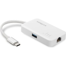 Edimax EU-4308 base & duplicador de portas USB 3.2 Gen 1 (3.1 Gen 1) Type-C Branco