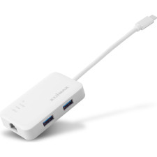 Edimax EU-4308 base & duplicador de portas USB 3.2 Gen 1 (3.1 Gen 1) Type-C Branco