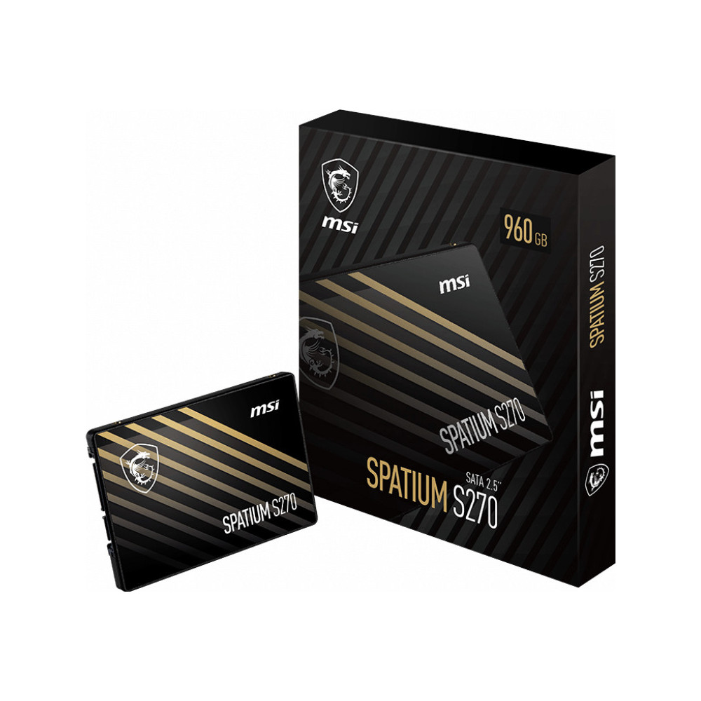 MSI Spatium S270 SATA 2.5 240GB 2.5" Serial ATA III 3D NAND MSI Spatium S270 SATA 2.5 240GB 2.5" Serial ATA III 3D NAND